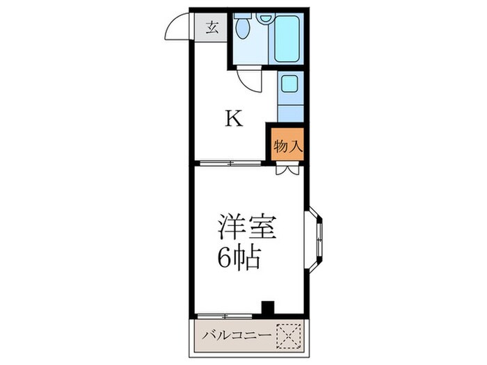 コーポ北村の間取り図