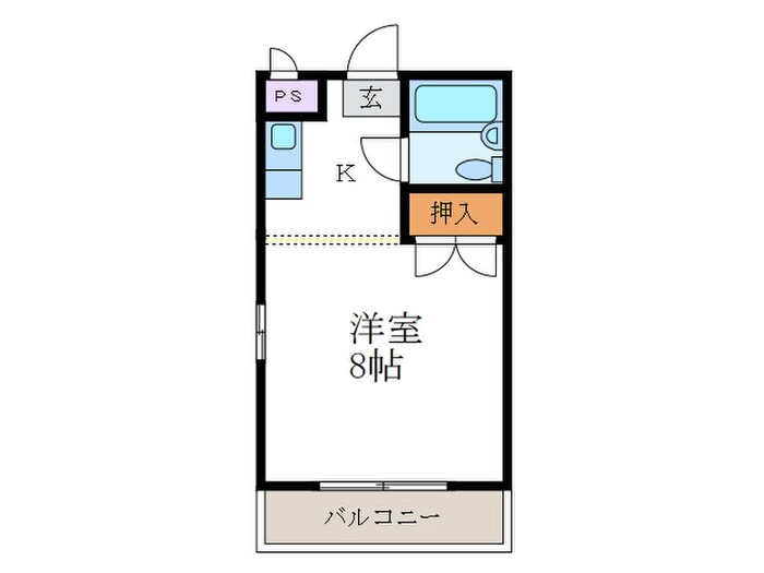 グレースハイツ嵯峨野の間取り図