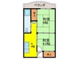 宿院加茂ハイツの間取図