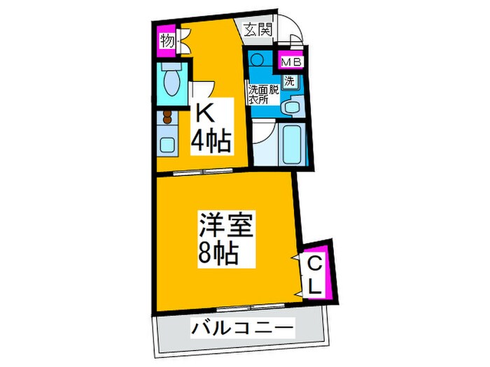 ウイングなかもずの間取り図