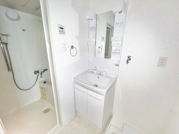 ウイングなかもずの洗面