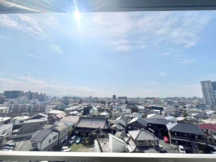 ウイングなかもずの室内からの展望