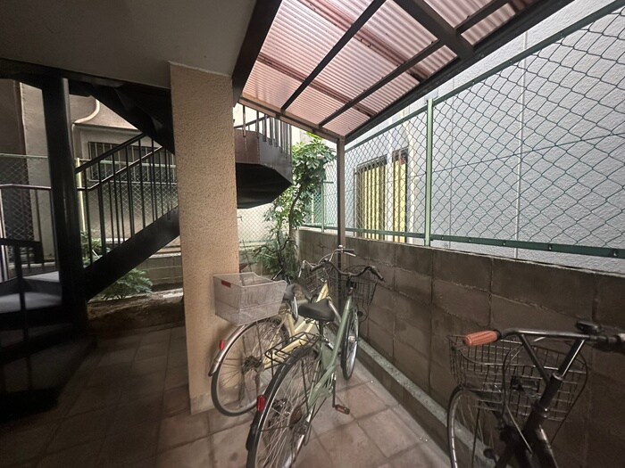 瑞光ハイツの駐輪場