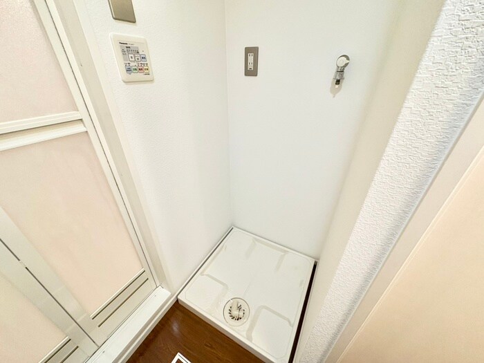 森の雫の洗濯機置場