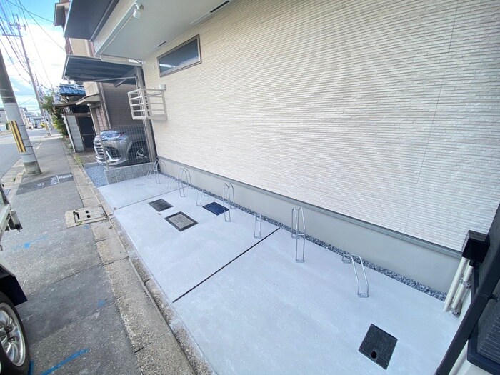 仮）Ｓｉｄｅ西ノ京の駐輪場