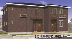 仮）梅津石灘町アパート外観写真