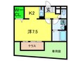 ＣＯＺＹ岸里の間取図