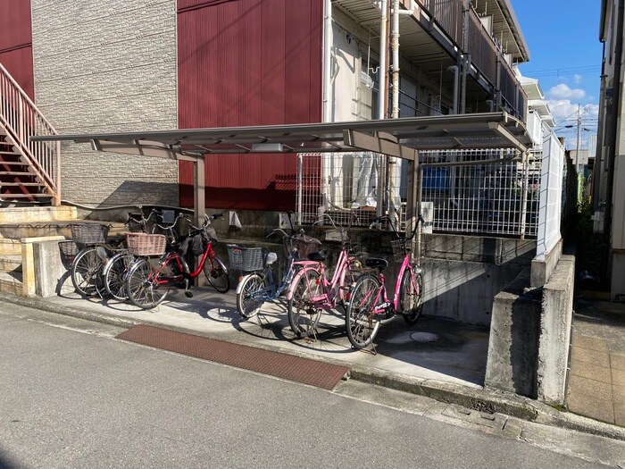 阪田ハイツの駐輪場
