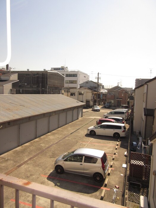 阪田ハイツの室内からの展望