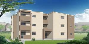 仮)東住吉区今林2丁目　新築工事外観写真