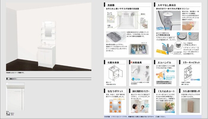 物件内観写真3　(洗面)
