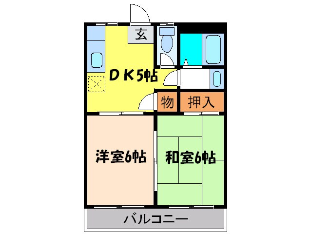 マ－クス池浦の間取り図