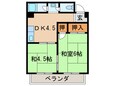 マンション藤の間取図