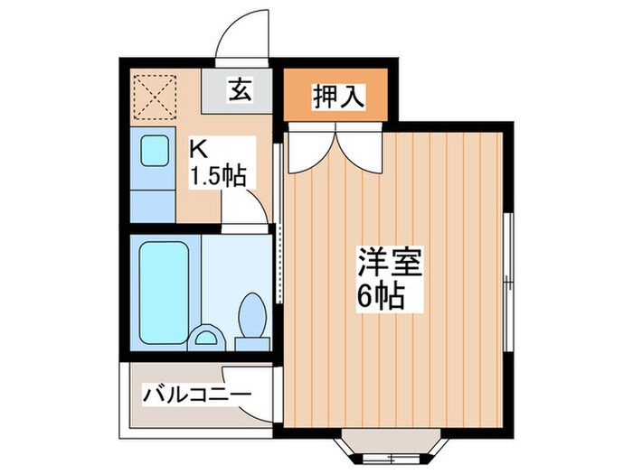 リバティ－中央の間取り図