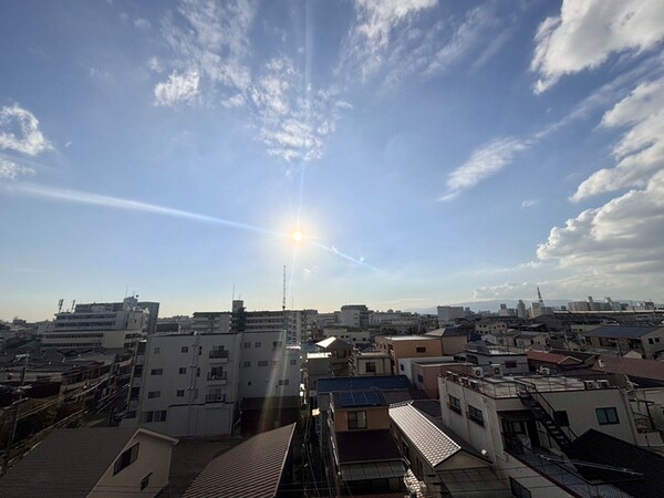 室内からの展望