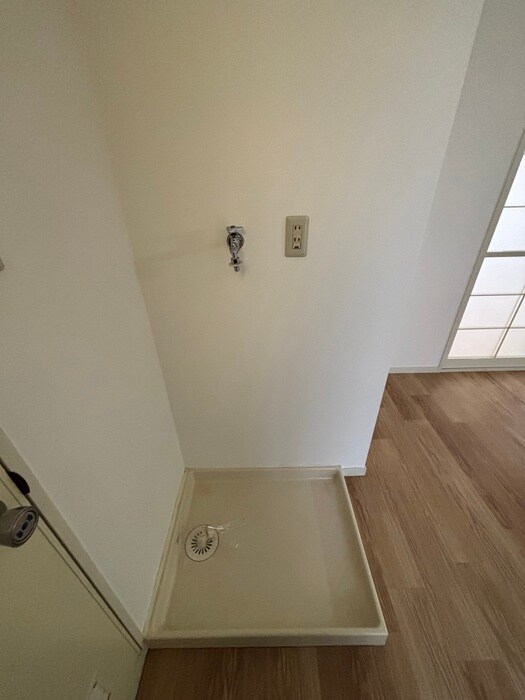 マスコット・コーポの洗濯機置場