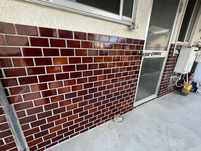 美福荘の洗濯機置場