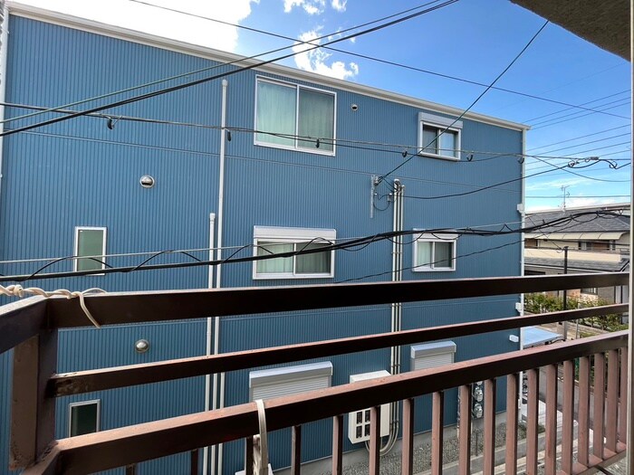 美福荘の室内からの展望