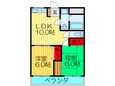 ハ－モニ－ライフ春日の間取図