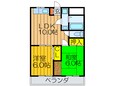 ハ－モニ－ライフ春日の間取図