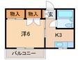 レシア西舞子の間取図