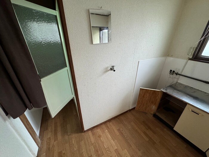 南花屋敷マンションの洗濯機置場