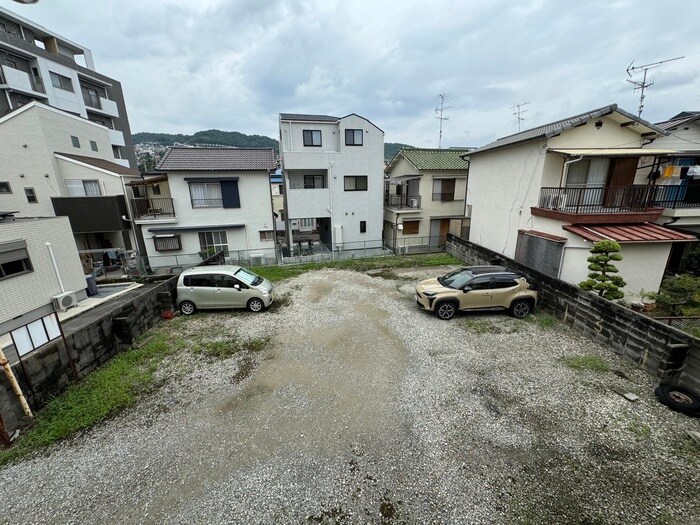 南花屋敷マンションの室内からの展望