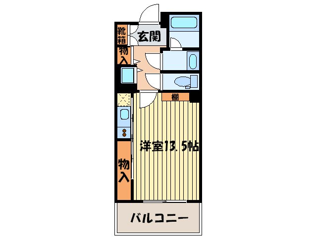 ロイヤルパ－クス桃坂の間取り図