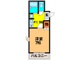 プチハイツ服部の間取図