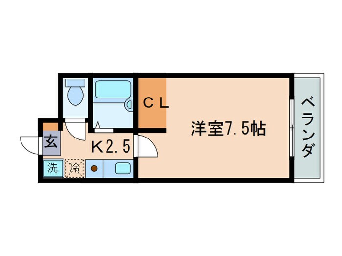 マリ－ブ１８２０の間取り図