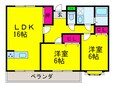 Ｆマンションの間取図
