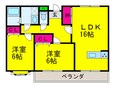 Ｆマンションの間取図
