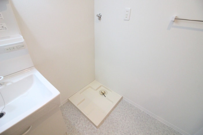 Ｆマンションの洗濯機置場