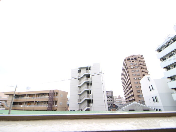 中谷ビルの室内からの展望