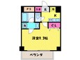 プラザ五条鴨川の間取図