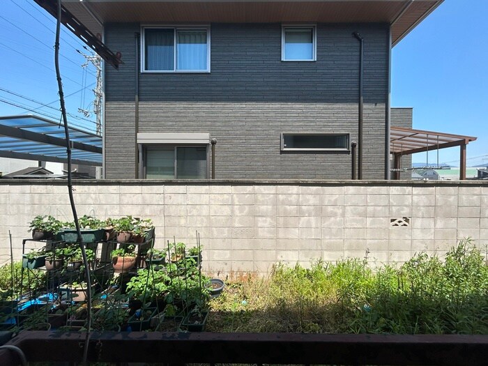 平野ハイツの室内からの展望