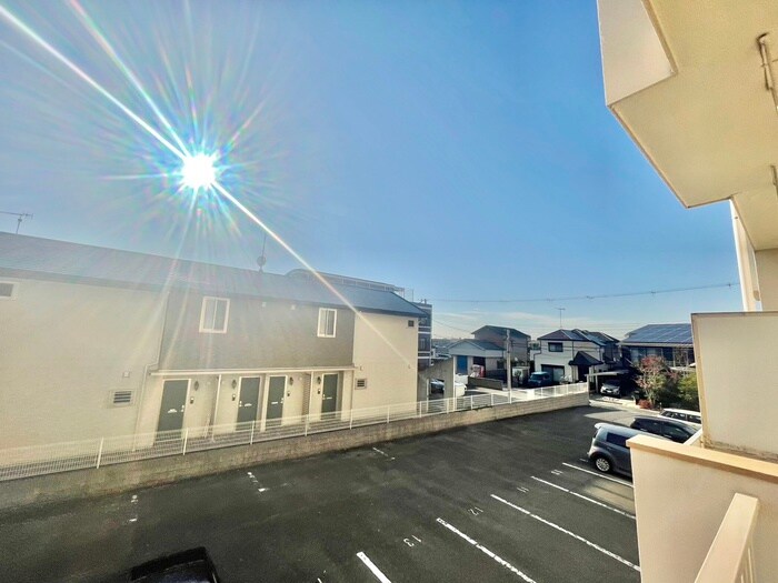 藤井マンションの室内からの展望