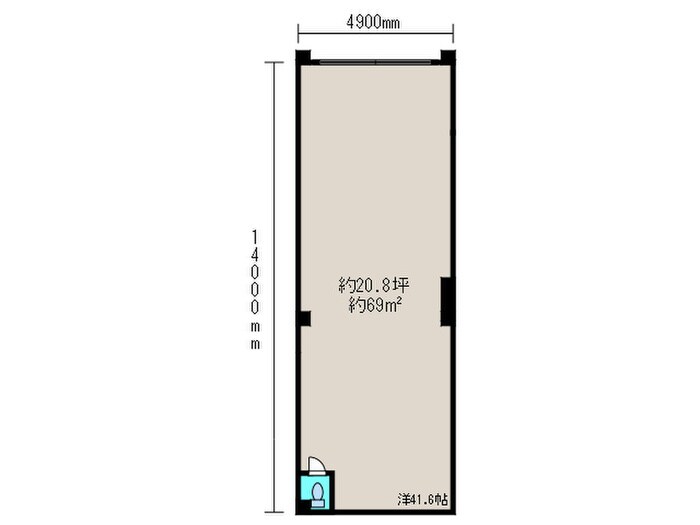 ファースト新北野の間取り図