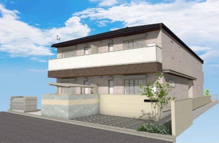 物件外観写真2　(建築中)