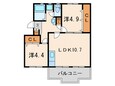 ロイヤルマンション１号棟の間取図
