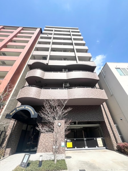 パインタワ－上町台外観写真