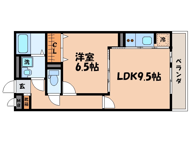 セジュ－ル神領の間取り図