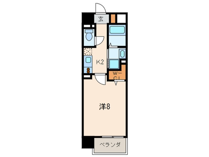 クラシェス尼崎の間取り図