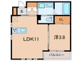 光　Haus+の間取図