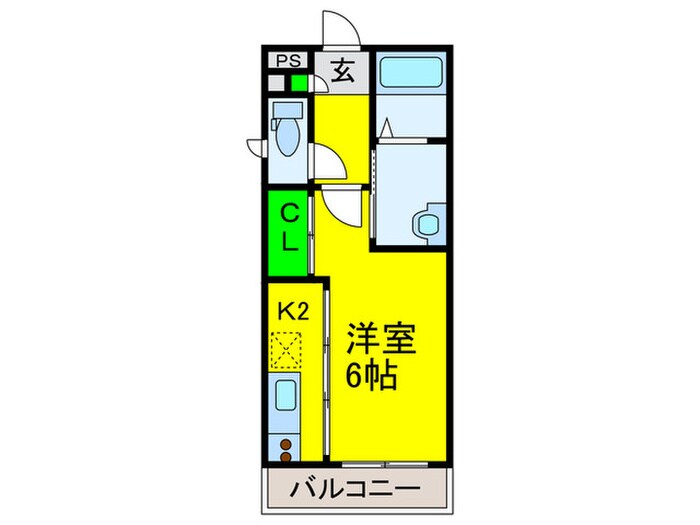 パルファン鳳の間取り図
