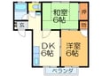 ミモザ荘の間取図