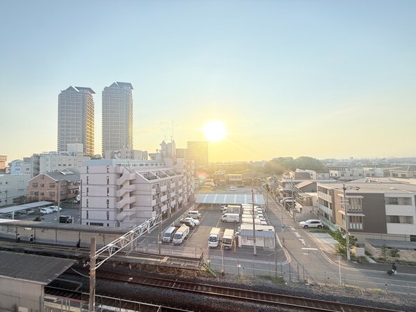 室内からの展望