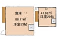 大家倉庫の間取図