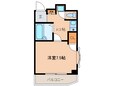 マンション南向きの間取図