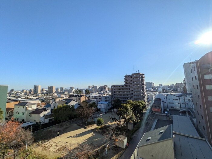 Ｈａｃｈｉｂｕｓｅ帝塚山の室内からの展望